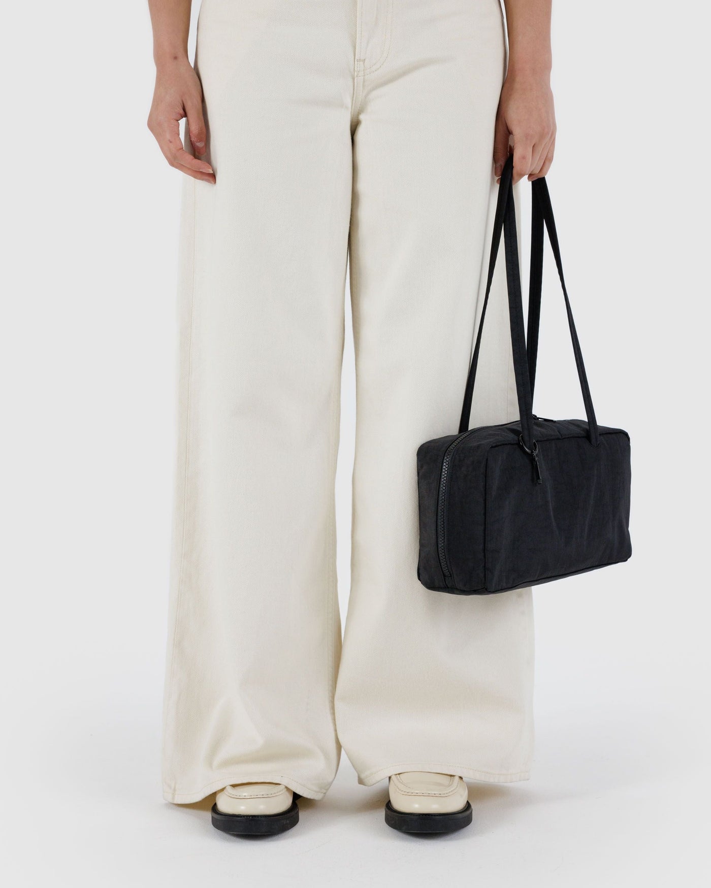 Nylon Bowler Bag - Black - Easy Stow