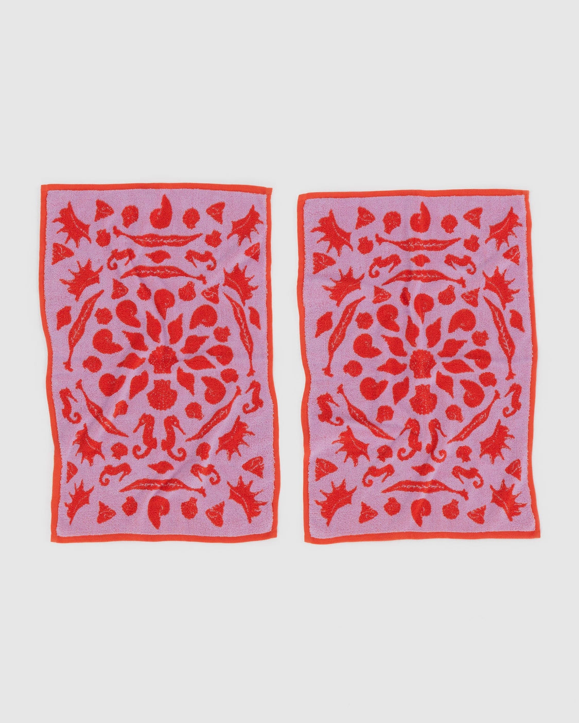 Hand Towel Set of 2 - Sea Shells - Gift Ready