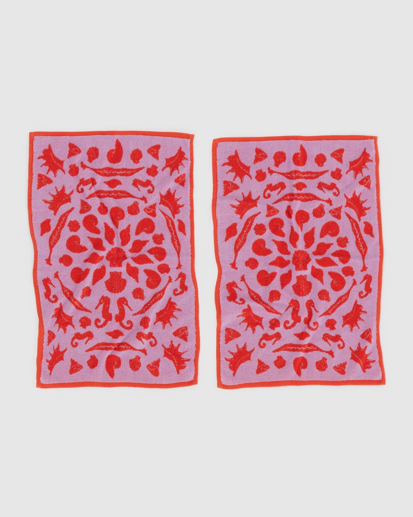 Hand Towel Set of 2 - Sea Shells - Gift Ready