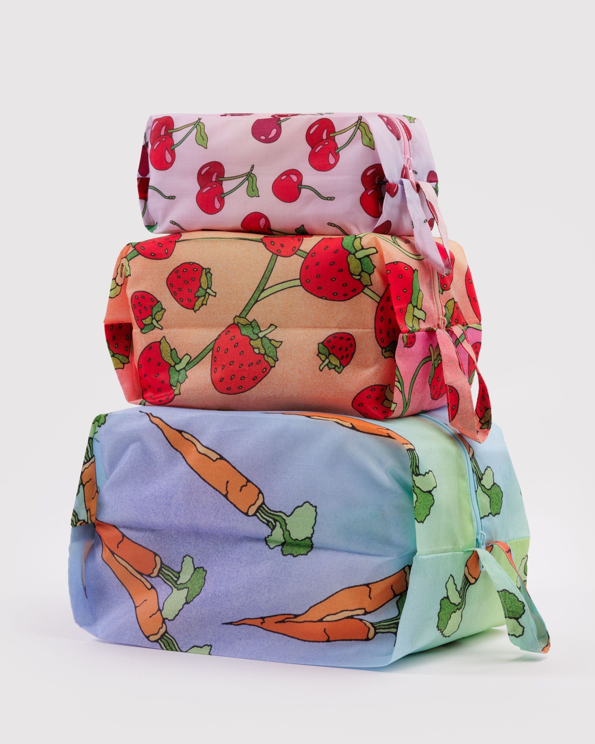 3D Zip Set - Carrots & Berries - City Carry