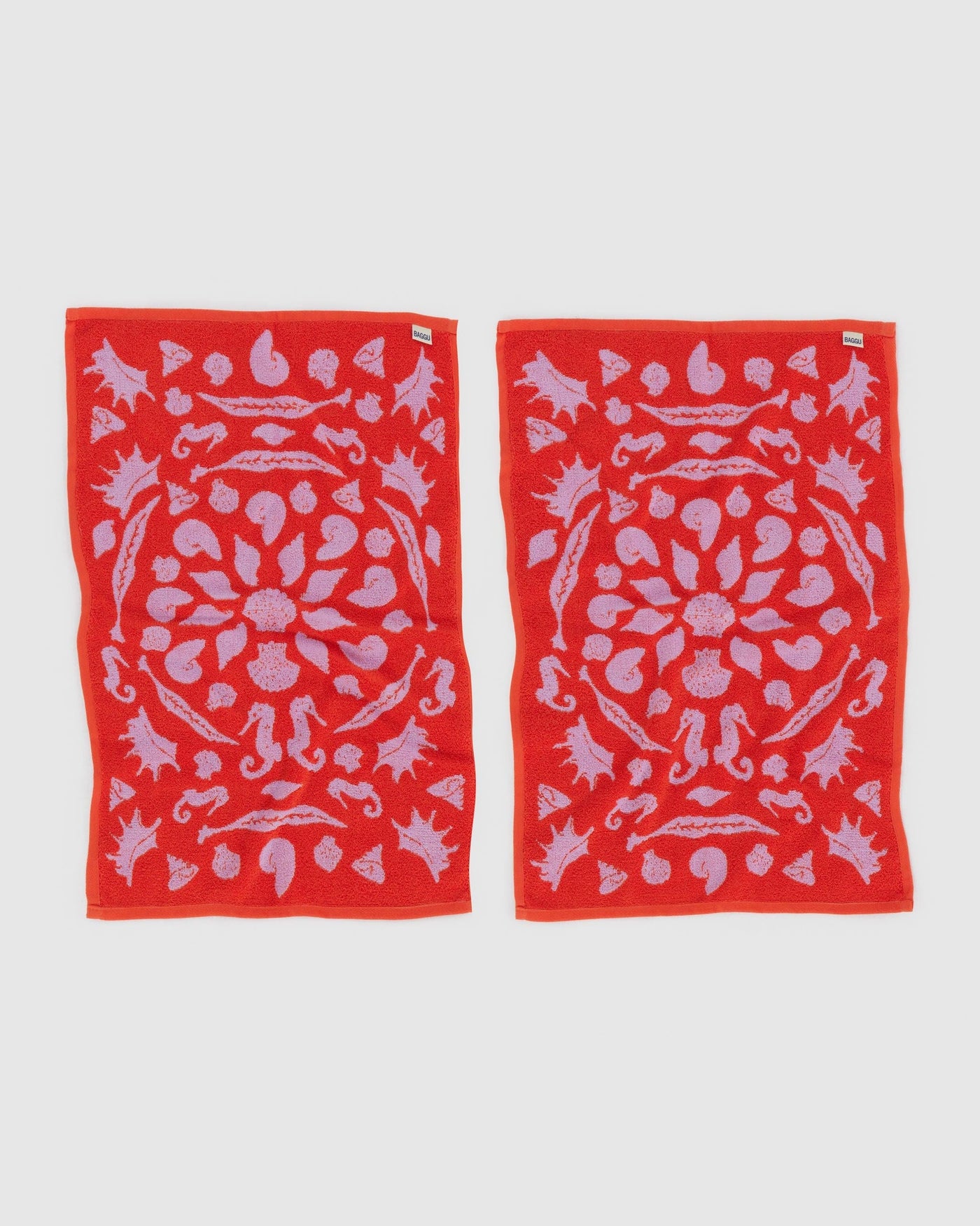 Hand Towel Set of 2 - Sea Shells - Gift Ready