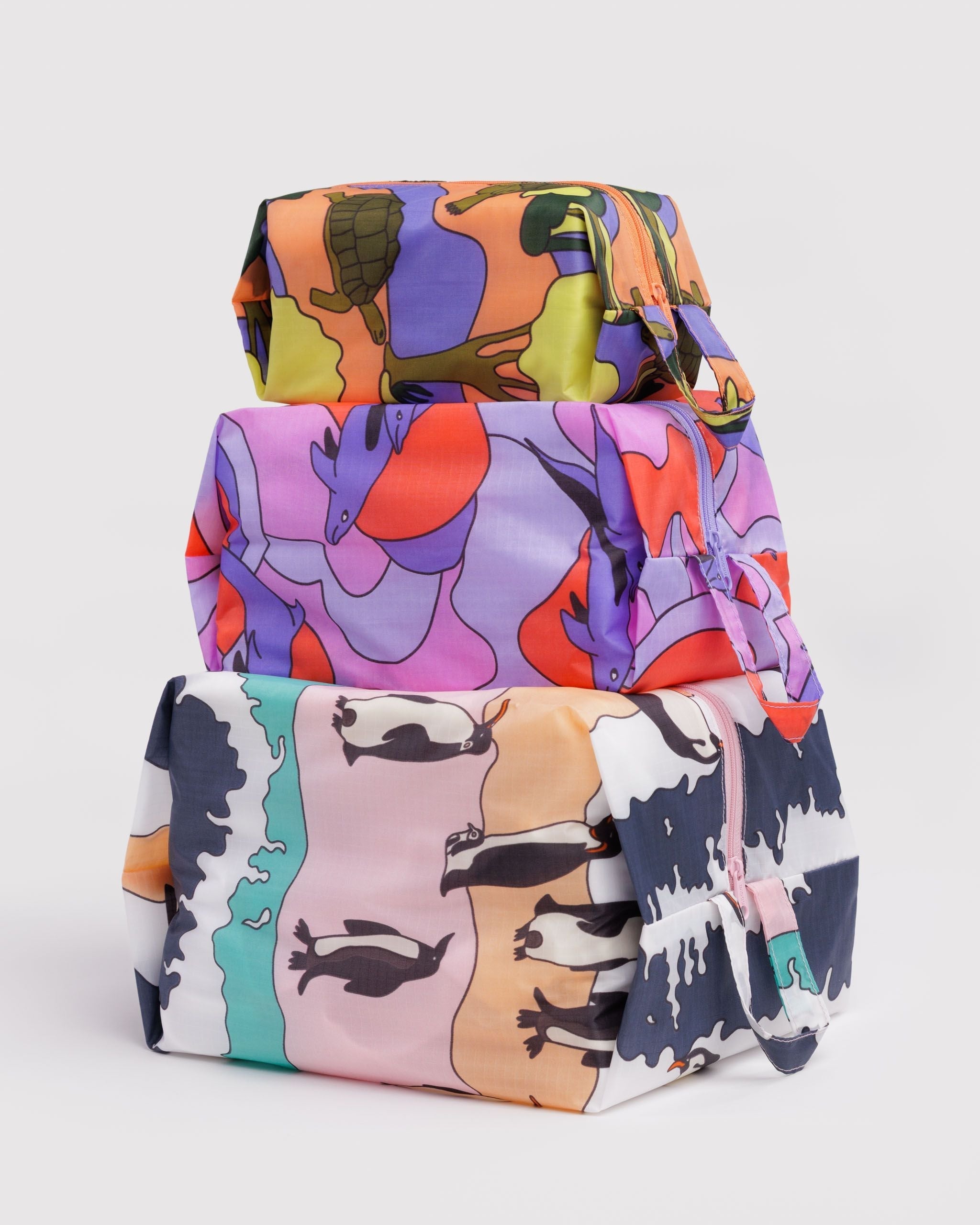 3D Zip Set - Vacation Animals - Beach Ready