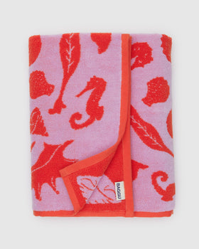 Bath Towel - Sea Shells - Beach Ready