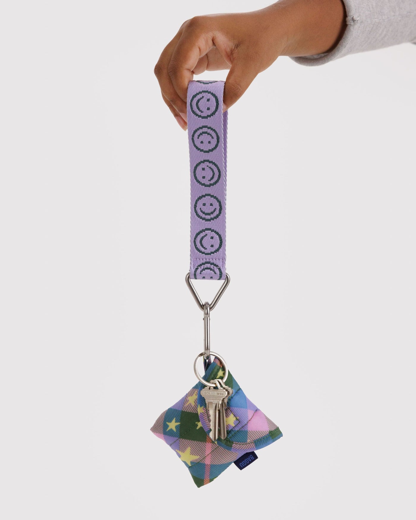 Logo Keychain - Lilac Happy - Daily Carry