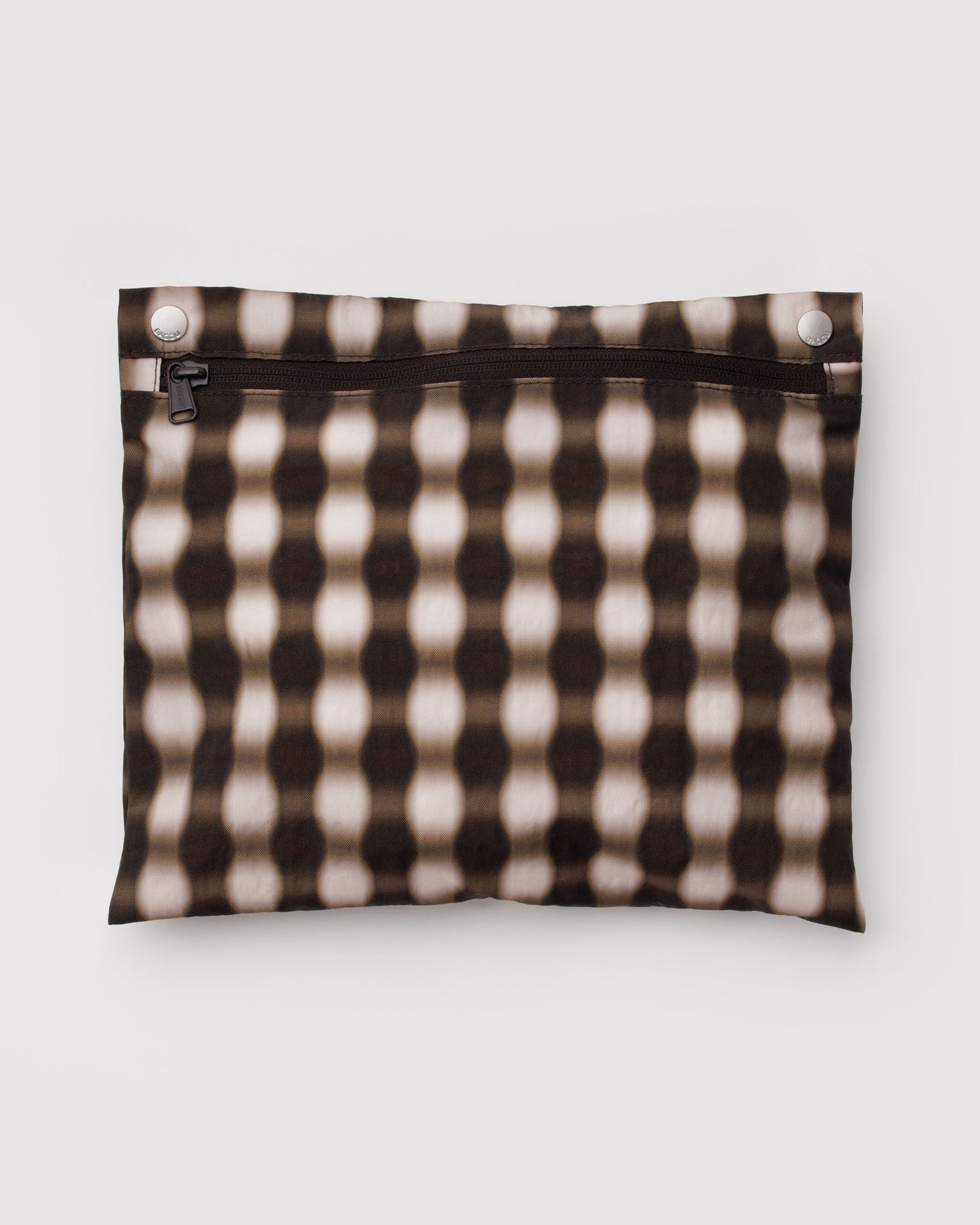 Cloud Carry-on - Blurred Gingham Brown - Easy Lift