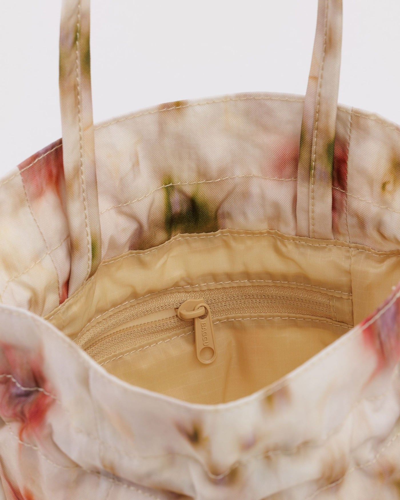Nylon Drawstring Bag - Abstract Floral - Weekend Carry